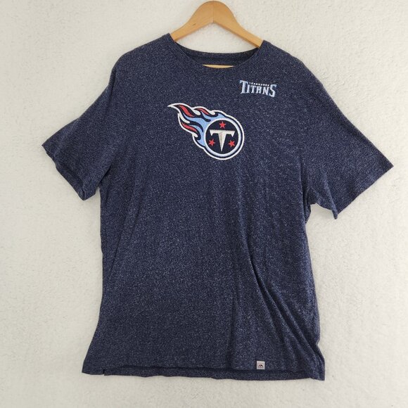 Tennessee Titans Blue Gray T-shirt Adult Size XL - Picture 1 of 7